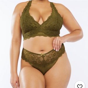 Olive Green Savage X Fenty Set